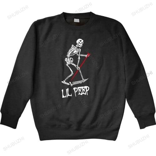Cotton sweatshirt male hoody LIL PEEP LILPEEP OG SCHEMAPOSSE GHOSTMANE RARE hip hop Man crew neck hoodie