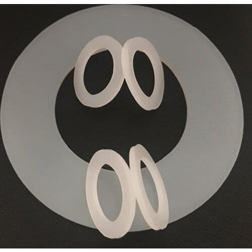 28*38*2 28x38x2 22*40*2 22x40x2 White Silicon Rubber Plumbing Faucet Pipe Fitting Ripple Tube Washer O Ring Flat Seal Gasket