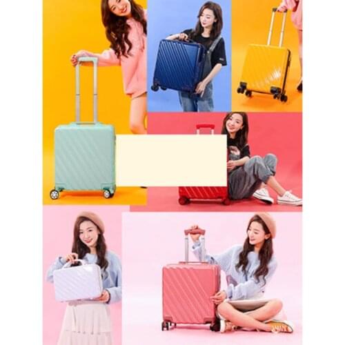 High-profile son-mother ins net red suitcase female trolley travel boarding password box male trumpet 18 inch 20 inch tide