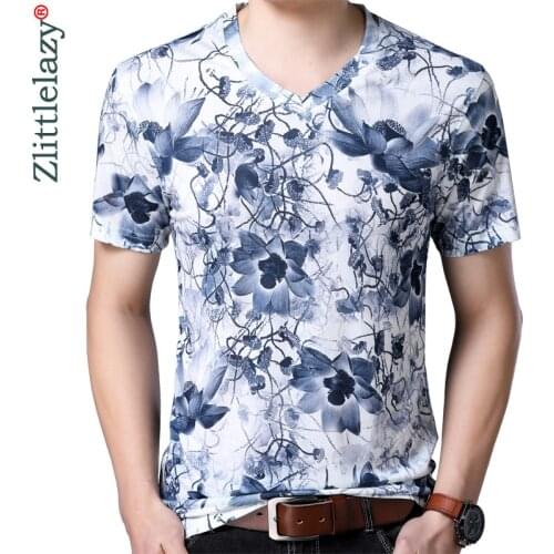 ZLITTLELAZY Men's T-shirts With Print