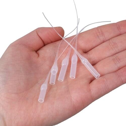 100pcs glue dropping tube Nozzle Adhesive tool Needle Tube Bottle Cap Catheter Dropper