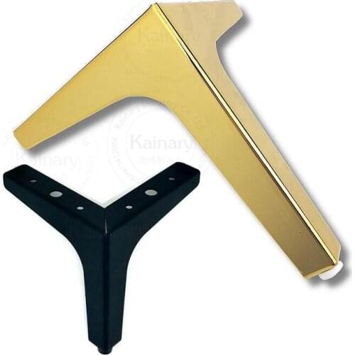 4pcs cabinet foot metal beg leg, gold color cabinet leg, 10cm/13cm/15cm/17cm furniture hardware