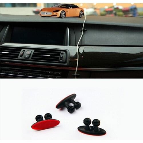 8pcs/set High Quality Car Data Cord Cable Mount Wires Fixing Clips Desk Wall USB Wire Cable Line Fastener Clip Organizer Auto