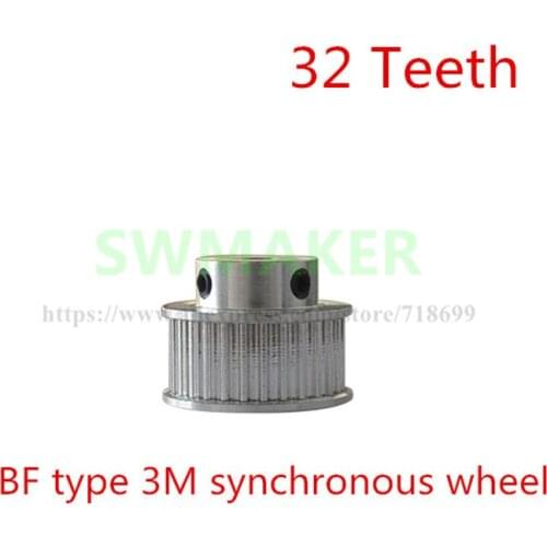 3D printer accessories, HTD3M synchronous pulley, 3M synchronous pulley, BF type 32teeth