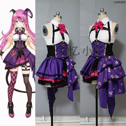 Anime! VTuber Hololive Mano Aloe SJ Lolita Dress Lovely Uniform Cosplay Costume Halloween Party Suit Women Custom Made 2021 NEW
