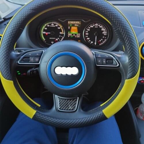 Car Steering Wheel Center Cover Ring trim for Audi A1, A3, S3, A4, A5, S5, A7, S7, Q3, Q5, TT Decoration Accessories