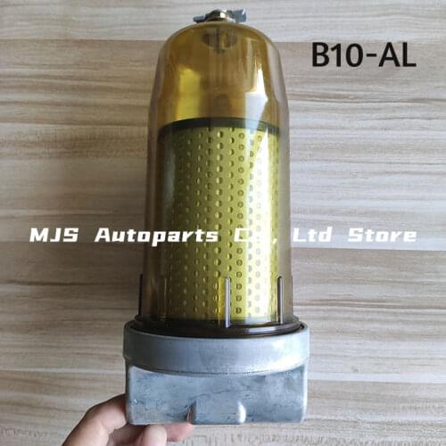B10-AL Fuel Filter Assembly Fuel Water Separator Replaces 3307454S for Diesel Oil Storage Tank with Bowl and PF10 Filter Element