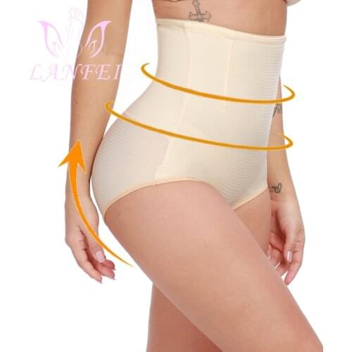 LANFEI Women High Waist Trainer Cinchers Body Shaper Underawear Seamless Slimming Tummy Control Shapewear Butt Lifter Panties