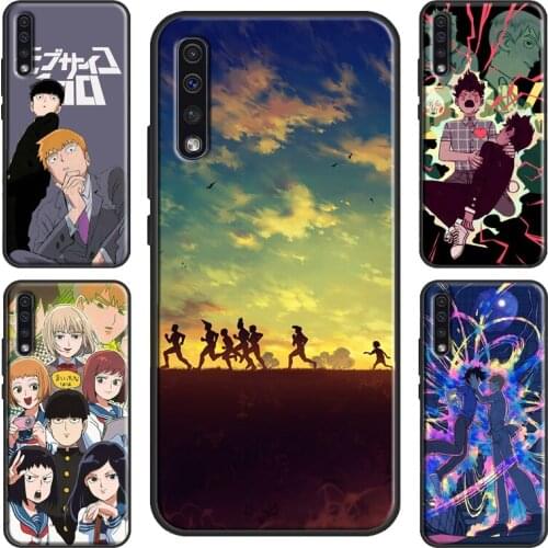 Anime Mob Psycho 100 Case For Samsung A51 A71 A31 A72 A52 A32 A12 A40 A50 A70 A21S S21 Ultra Plus S20 FE Cover