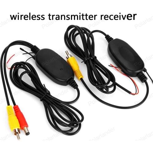 Hot!! Universal 2.4G Wireless RCA Video Transmitter Receiver Kit for Car DVD Monitor Rear View Camera Reverse Backup for sale