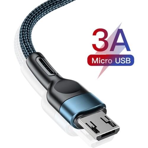 Fast Charging Data Charger Cables Micro USB Cable For Samsung S6 S7 Edge J7 Xiaomi Huawei MP3 Android Microusb Cord USB Charger