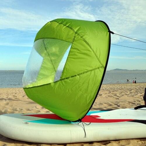 Kayak Boat Wind Paddle Sailing Kit Popup Board Sail Rowing Downwind Boat Windpaddle with Kayak Accessories