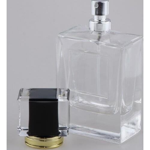 Square High-grade Perfumes Bottle Empty Pump Spray Bottles Makeup Cosmetics Tools,Leakproof and Pocket Size
