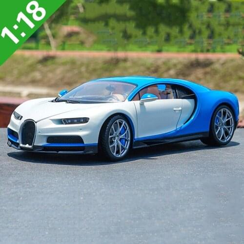 WELLY 1:18 Bugatti Chiron Car Sports Car Simulation Alloy Car Model Crafts Decoration Collection Toy Tools Gift