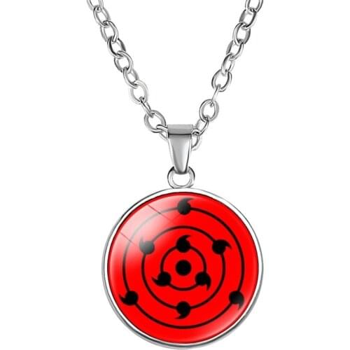 2021 Naruto Kakashi Necklace Cosplay Costume Accessories Toy Props Mustela Akura Anime Logo Necklace Props Gifts