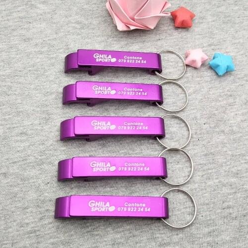 Personalized keychain beer opener custom free engraved with any logo/text/email/date NIce mr mrs wedding gifts for guest 20pcs