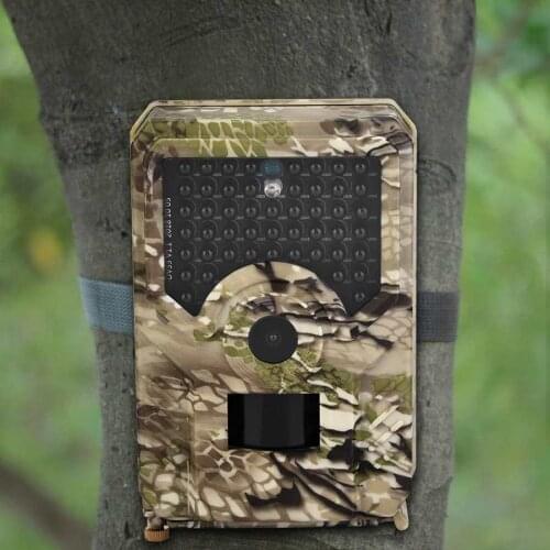 PR200 Waterproof Trail Camera 12mp 49 Pieces Led Hunting Camera Ip56 Wildlife Camera Night Vision Photo Trap Scouts