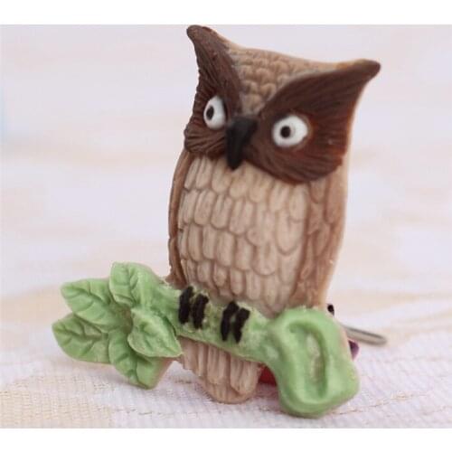 Alone Owl Shape Silicone Mold Fondant Paste Night Owl Shape Pressing Silicone Cupcake Decorating Mold Chocolate Gum Paste