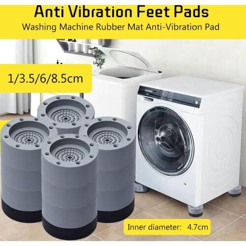 1PC/4PCS Washing Machine Foot Pad Increased Pad Dryer Non-slip Pad Holder Refrigerator Base Heightened Damping Pad