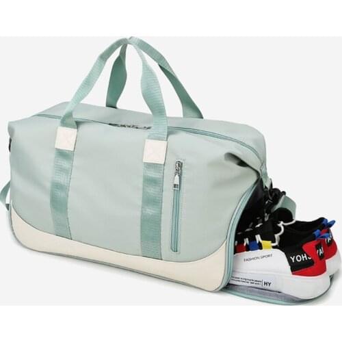 2021 New Style Bag Womens Korean-style Outdoor Casual Travel Luggage Bag Mens Wet and Dry Separation Sports Fitness Backpack