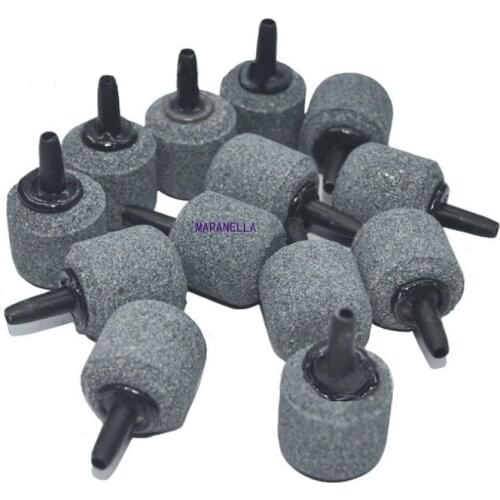 Fish Tank Aquarium Air Stone Oxygen Aerator Increasing Air Bubble Item Pond Pump Hydroponic Oxygen Supply Stone Small