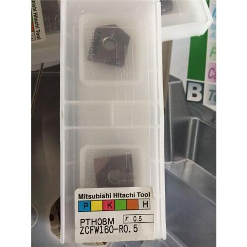 Free shipping PTH08M ZCFW160R0.5 carbide insert tungsten cutting tool 2PCS/LOT