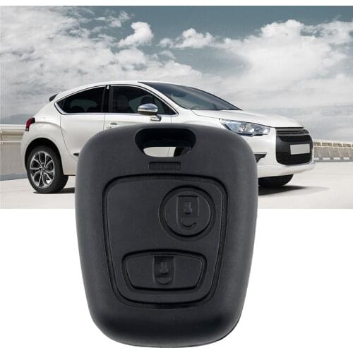 Remote Key Shell Fit For CITROEN C1 C2 C3 Pluriel C4 C5 PEUGEOT Fob 2 BTN Case