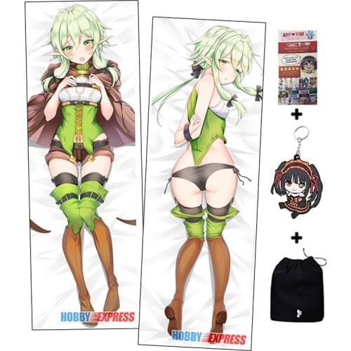 Hobby Express High Elf Archer Goblin Slayer Dakimakura Japanese Otaku Waifu Hugging Body Pillow Cover ADP912034