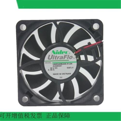 Original U60R24MGAB-51J24 AX640207 DC24V 0.09 variable frequency fan two lines