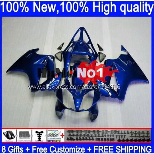 Interceptor For HONDA VFR800 VFR 800RR 800 RR 00 01 02 03 04 05 blue glossy 130MC.102 VFR800RR 2007 2008 2009 2011 2012 Fairing