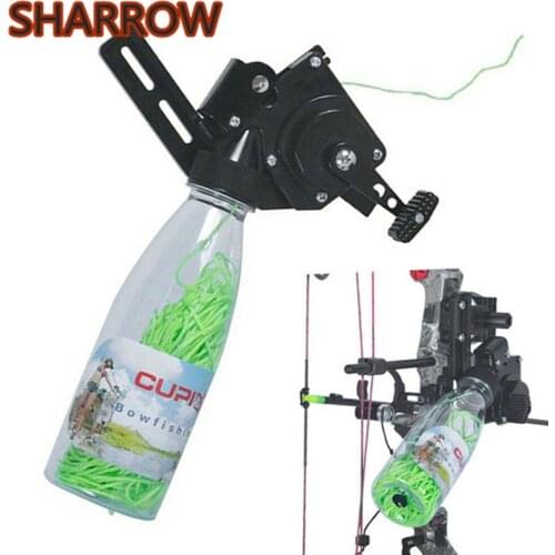 Archery Bow Fishing Reel Bowfishing Shooting Reel Kit ABS Fishing Tools For Bow Outdoor Camping Shooting Fishing Accessories