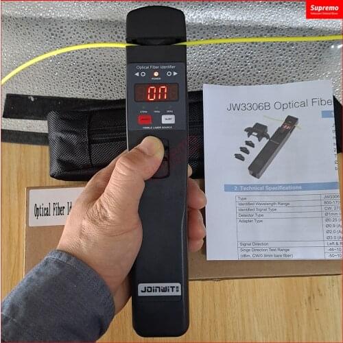 High QualityJoinwit JW3306D Fiber Optical Identifier with Built in 10mw Visual Fault Locator 800-1700nm Identifier