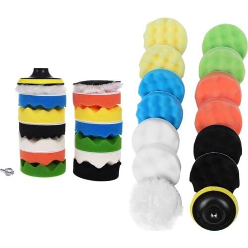 2 Set Polishing Buffing Pad Auto Car Polishers and Buffers Wax Set, A & B