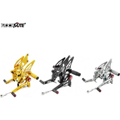 CNC Aluminum Adjustable Rearsets For Kawasaki Ninja 250R Ninja250R 2008 2009 2010 2011 2012 Motorcycle Foot Rests Pegs