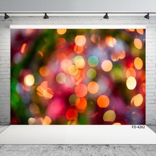 Sparkle Light Glitter Color Polka Dots Bokeh Background Baby Shower Child Portrait Poster Photography Backdrops For Photo Studio