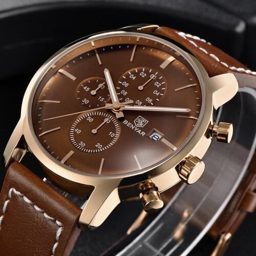 BENYAR Watches Men Luxury Brand Quartz Watch Fashion Chronograph Sport Reloj Hombre Clock Male hour relogio Masculino Free gift