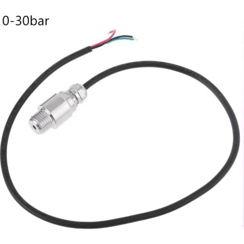 DC5V 1/4NPT Pressure Transducer Transmitter Sensor Stainless Steel Oil Air Water G32A
