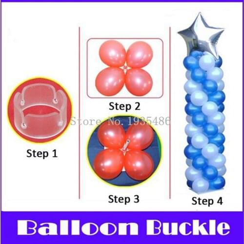 50pcs/Lot Birthday/Wedding Arch Balloon Round Buckle,Wedding Arch Decorations,Balloon Accessory Balloon Arch Clips