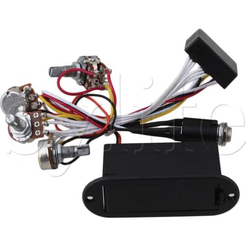 2 Band Active Bass Guitar EQ Equalizer Preamp Circuit Pickup