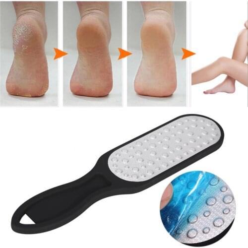 Dual Sided Foot Rasp File Hard Dead Skin Cuticle Callus Remover Pedicure Sanding Feet Care Foot Grater Scrubber for Wet/Dry Feet