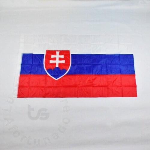 Slovakia 90*150cm flag Banner Hanging Slovakia National flag for meet,Parade,party.Hanging,decoration