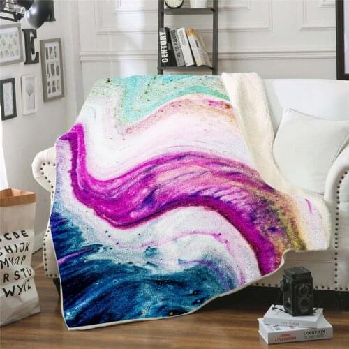 Quicksand 3d printed fleece blanket for Beds Hiking Picnic Thick Quilt Fashionable Bedspread Sherpa Throw Blanket 08