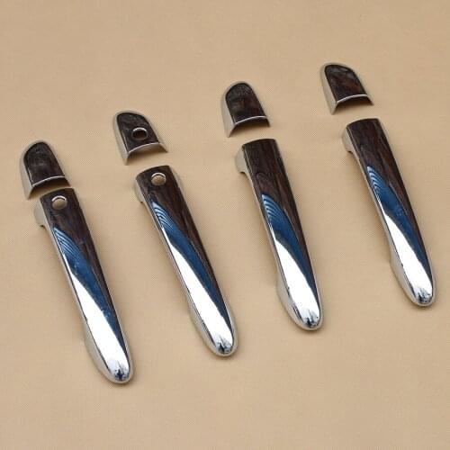 Chrome Accessories For Mazda 2 DJ DL 2015 2016 2017 2018 Door Handle Protect Cover Trim 2 Smart Keyholes Decoration Parts