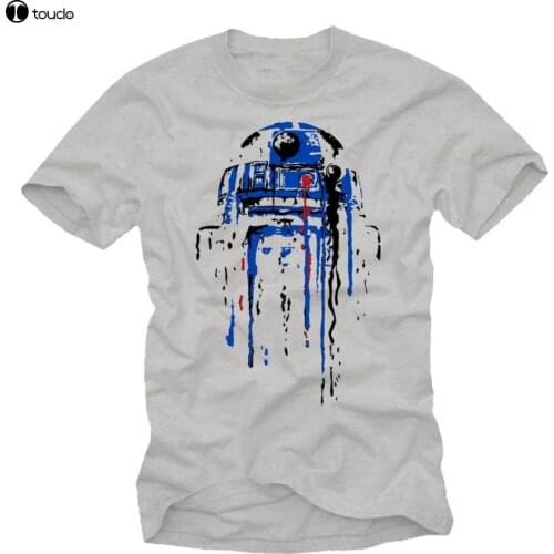 Gamer Gifts For Him Vintage R2 Gaming New Fashion Men Casual Brand Clothing High Quality Male T-Shirt Slim Fit T-Shirt