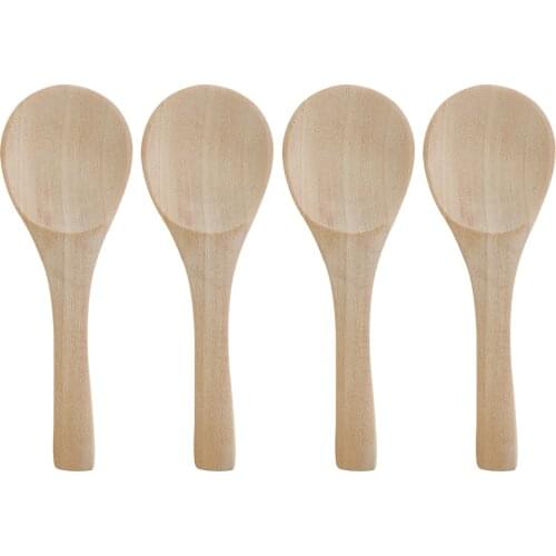 Kitchen Wooden Spoon Wooden Utensil Travel Eco-friendly Cutlery Set Portable Reusable Tableware Spoon