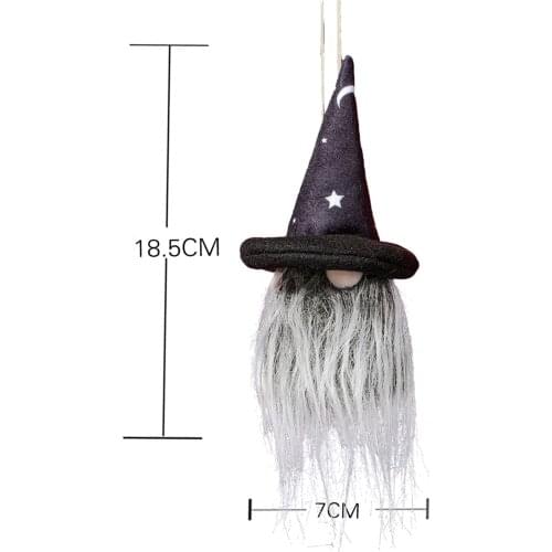 Halloween Faceless Gnome Doll Toys Halloween Holiday Props Party Elderly Dwarf Dolls Home Decoration Holiday Party Supplies