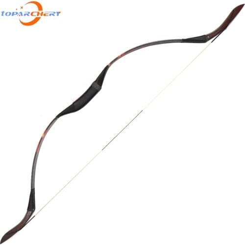 Hunting Bow toparchery 30-50lbs Traditional Archery Longbow Outdoor Shooting Bow Powerful Adults Recurve Bow
