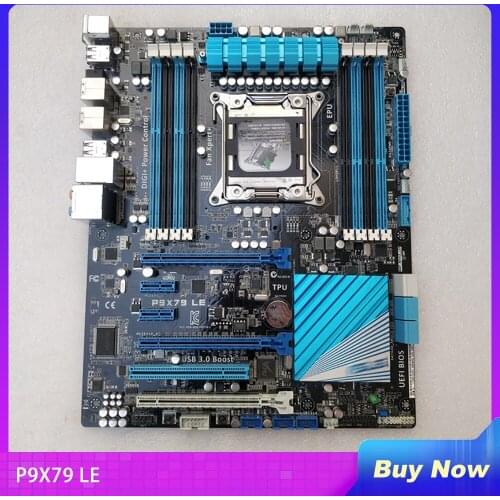 100% Working Desktop Motherboard for P9X79 LE X79 X79M LGA2011 DDR3 System Board Fully Tested