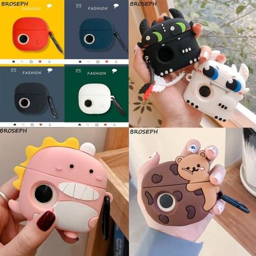 Cute Cartoon Dinosaur Bear Earphone Case For EDIFIER TO-U2 Wireless Bluetooth Soft Silicone Heaphone Cover For Edifier tou2 capa