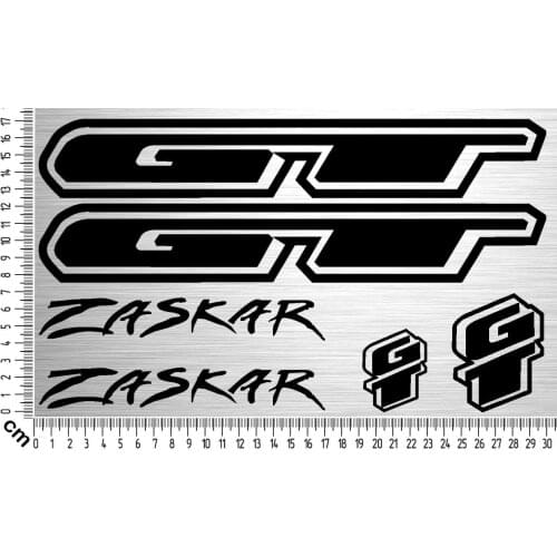 For 6xGT Zaskar Sticker Set | Fahrrad Rahmen Aufkleber Bike Frame 6 Decals Car Styling